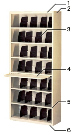 Open Shelf Filing Unit